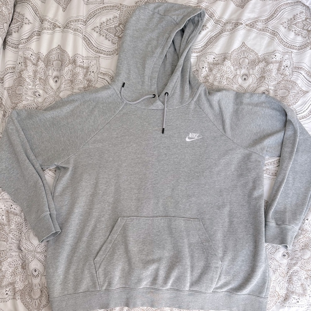 Womens Nike hoodie -Heather gray